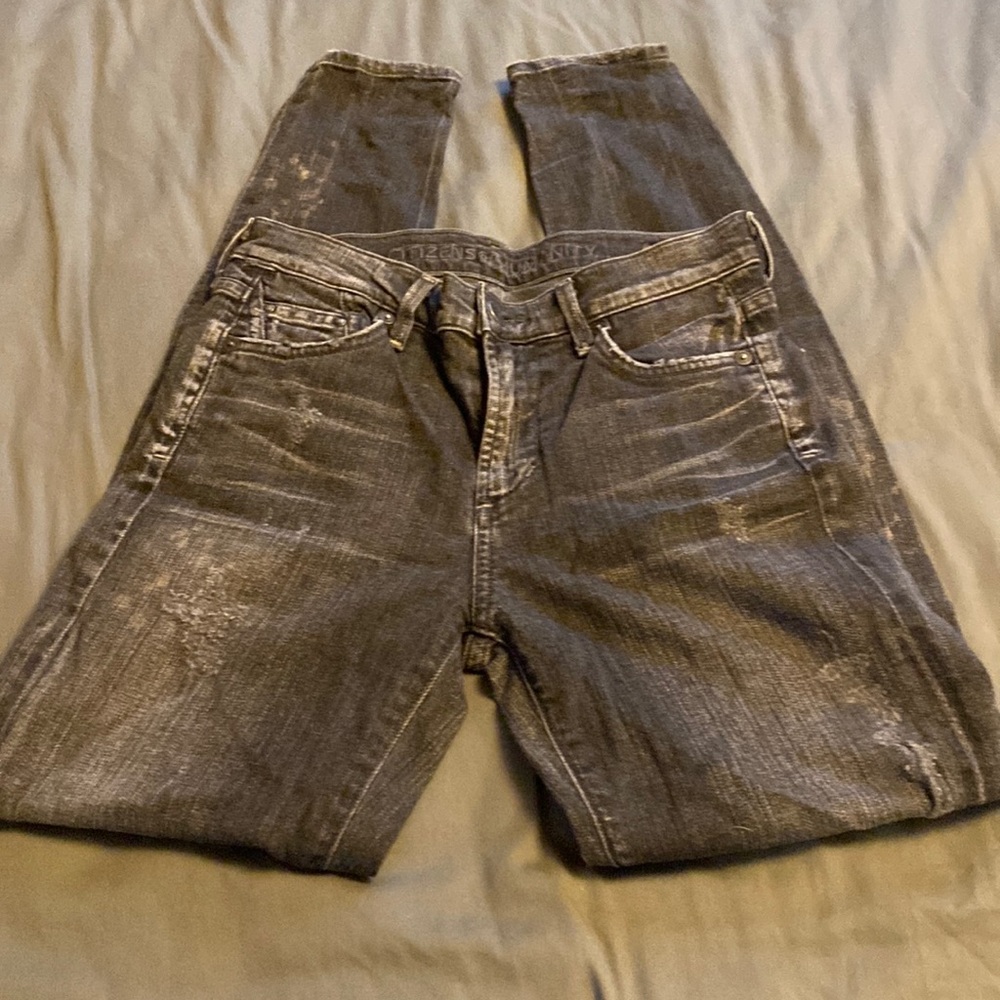 Citizens of Humanity 🐝 3 for $35 Size 26 Black and Grey Distressed Jeans